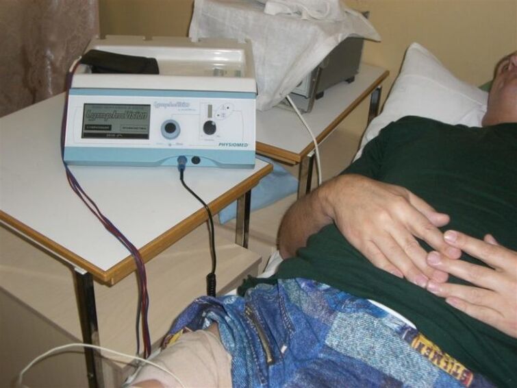 physiotherapeutische Verfahren bei der Behandlung von Prostatitis